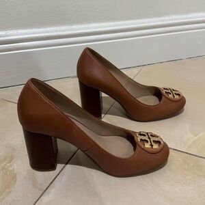 Tory Burch Leather Block Heels